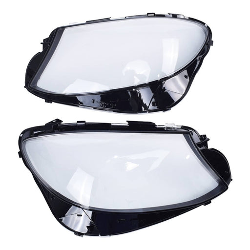 DURAFORCE Headlight Lens Covers for Mercedes E-Class W213 2017-2020 Left+Right w/ Sealant