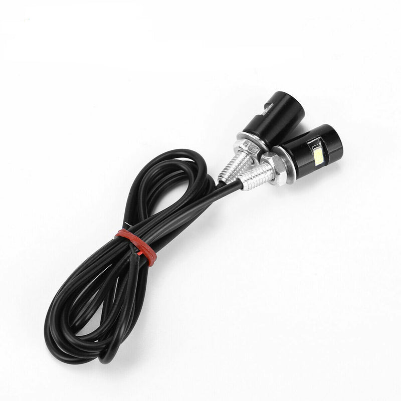 DURAFORCE 4Pack Motorcycle Car LED License Plate Light 5630/5730 SMD Screw Bolt Lamp Bulbs