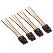 DURAFORCE 4PC Pulse Power Plug Pigtail Connector for Polaris Ranger Crew XP1000 RZR