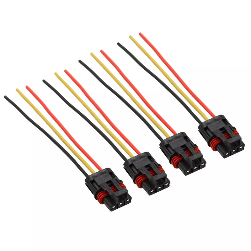 DURAFORCE 4PC Pulse Power Plug Pigtail Connector for Polaris Ranger Crew XP1000 RZR