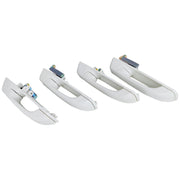 DURAFORCE Set of 4 Bright White Door Handles For Dodge Ram 1500 2500 3500 2012-2018