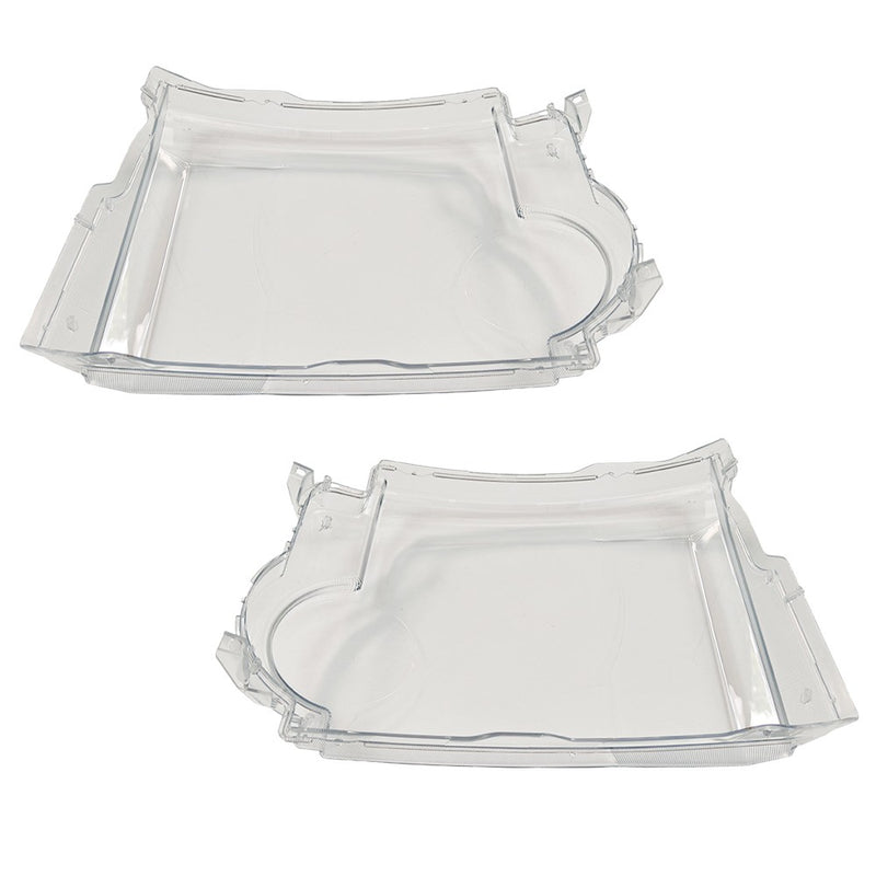 DURAFORCE Headlight Lens Cover Clear For Land Rover Discovery 3 LR3 2005-2009 With Glue