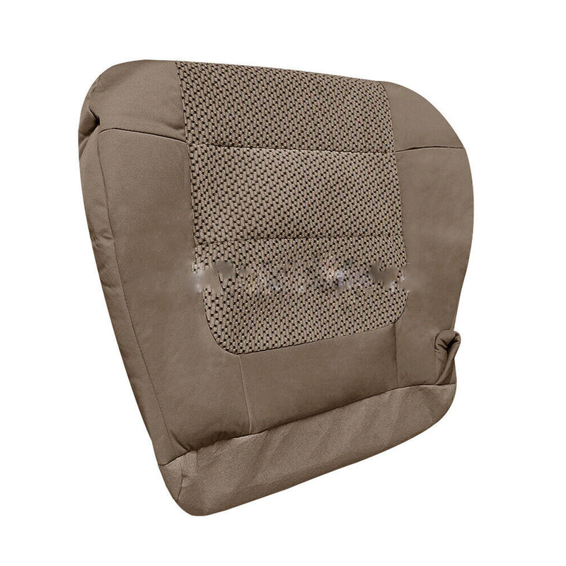 DURAFORCE New For 2001-03 Ford F150 XLT Driver Bottom Cloth Seat Cover Med Parchment Tan