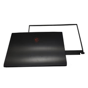 DURAFORCE New Top LCD Back Cover+Front Bezel Black For MSI GF75 MS-17F1 MS-17F5 3077F1A211