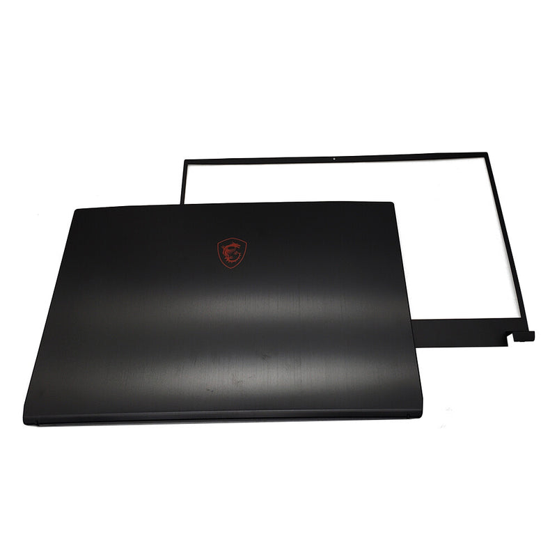 DURAFORCE New Top LCD Back Cover+Front Bezel Black For MSI GF75 MS-17F1 MS-17F5 3077F1A211