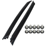 DURAFORCE 2PCS LH RH Front Windshield A Pillar Molding Trim For Nissan Maxima 2016-2020