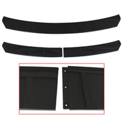 DURAFORCE For Dodge Charger 2007-2014 Glossy Black Front Bumper Lip Spoiler Body Kit Side