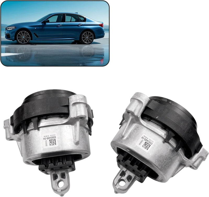 DURAFORCE Motor Mount Engine Support Left and Right 22116860495 For BMW 530Li xDrive X3 X4