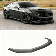 DURAFORCE For 24-25 Ford Mustang G-Style Unpainted Black Front Bumper Lip Body Kit Spoiler