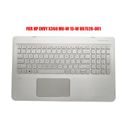 DURAFORCE New For HP ENVY X360 M6-W 15-W Palmrest Backlit Keyboard Touchpad 807526-001 US