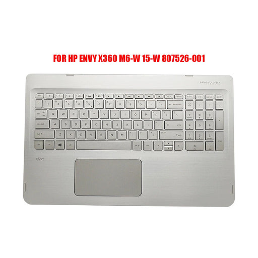 DURAFORCE New For HP ENVY X360 M6-W 15-W Palmrest Backlit Keyboard Touchpad 807526-001 US