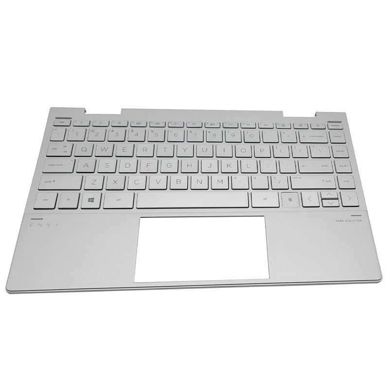 DURAFORCE For HP Envy X360 13-BD 13M-BD 13-AY Palmrest Backlit Keyboard Silver M82698-001