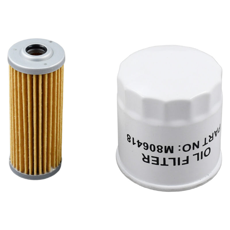 DURAFORCE Oil and Fuel Filter kit M806418 MIU804763 for John Deere X495 X595 X740 X744