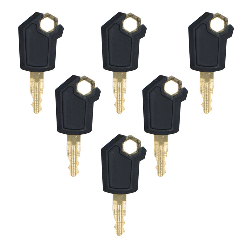 DURAFORCE 5P8500 Ignition Keys 0964753 0966198 8V4404 for Caterpillar Skid Steer Loader 6p