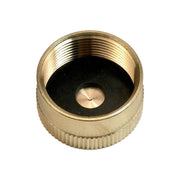 DURAFORCE 50PCS Solid Brass 1 LB Propane Bottle Cap Gas Tank Cylinder Protect Sealed Cap