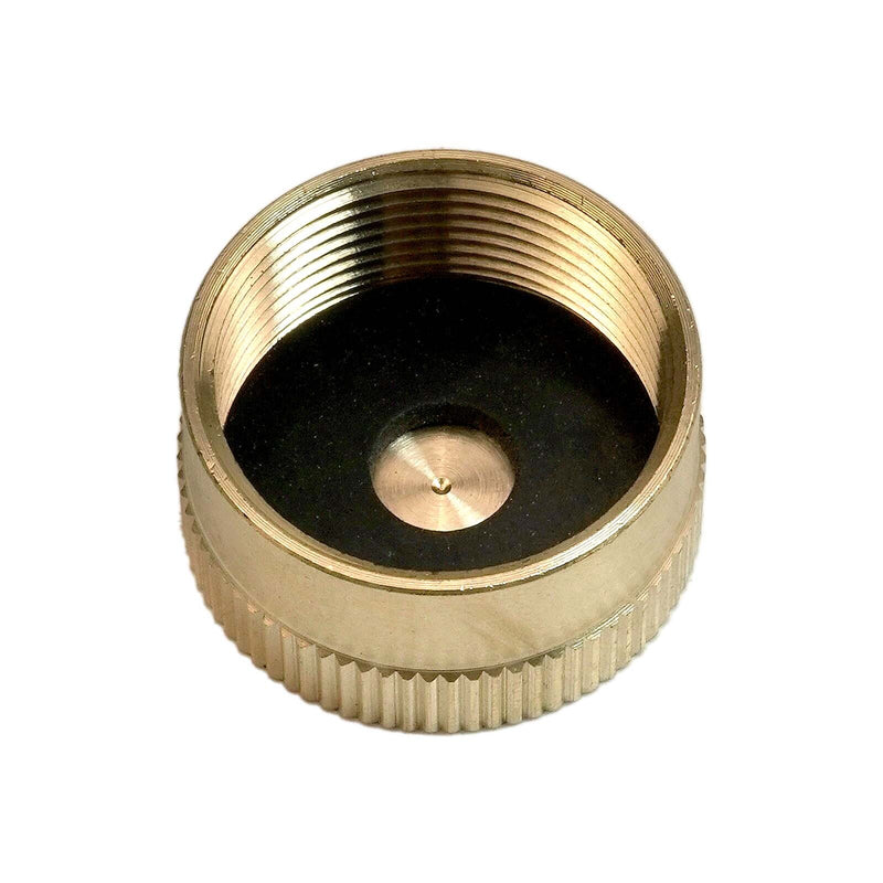 DURAFORCE 50PCS Solid Brass 1 LB Propane Bottle Cap Gas Tank Cylinder Protect Sealed Cap