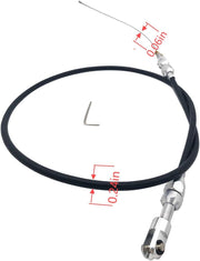 DURAFORCE 36" Stainless Steel Black Throttle Cable for LS1 Chevy 4.8 5.3 5.7 6.0 Engine LS