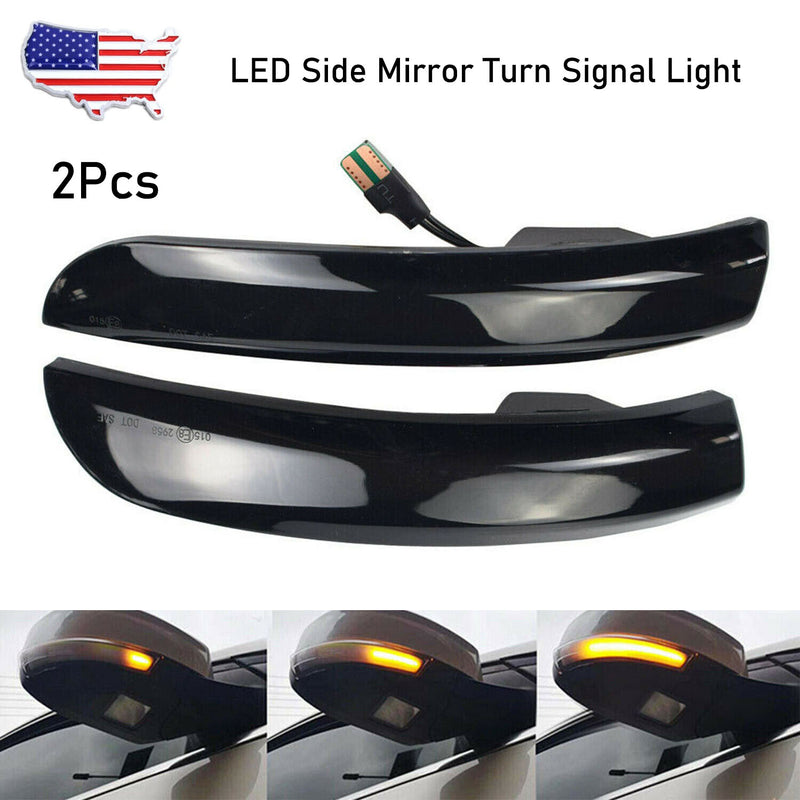 Sequential Led Side Mirror Turn Signal Light for Ford Kuga Escape Focus
