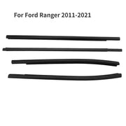 DURAFORCE Weatherstrip Rubber Seal Set of 4 For Ford Ranger 2021 XLT Crew Cab Pickup