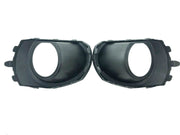 DURAFORCE Silver Fog Lights Lamps Cover Trim Ring for 2010-2012 for Subaru Outback 2PCS