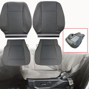 DURAFORCE Driver Passenger Bottom&Top Cloth Seat Cover Gray For Ford F150 XLT 2015-2020