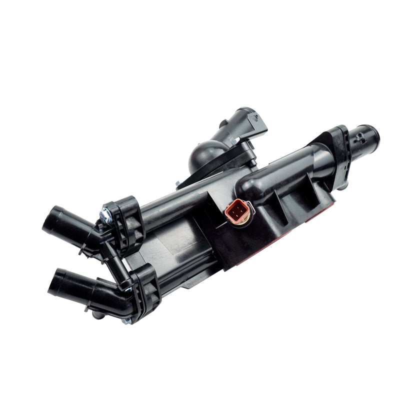 DURAFORCE Engine Coolant Thermostat Housing For Hyundai Sonata 11-14 Santa Fe Sport 13-14