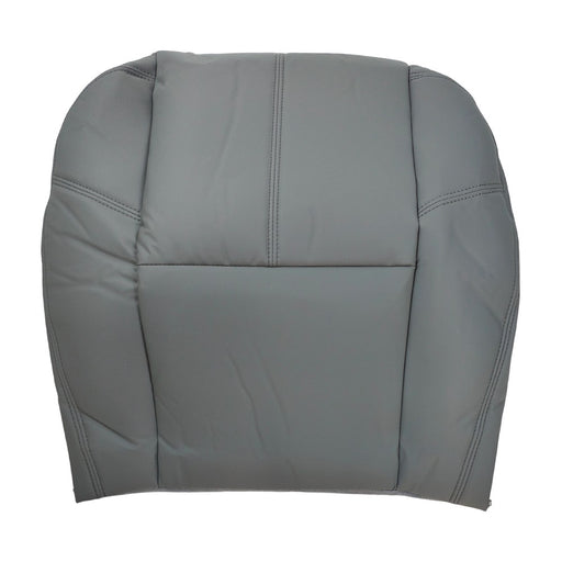 DURAFORCE Driver Bottom Leather Seat Cover Gray For 2011-2012 Chevy Tahoe & Suburban