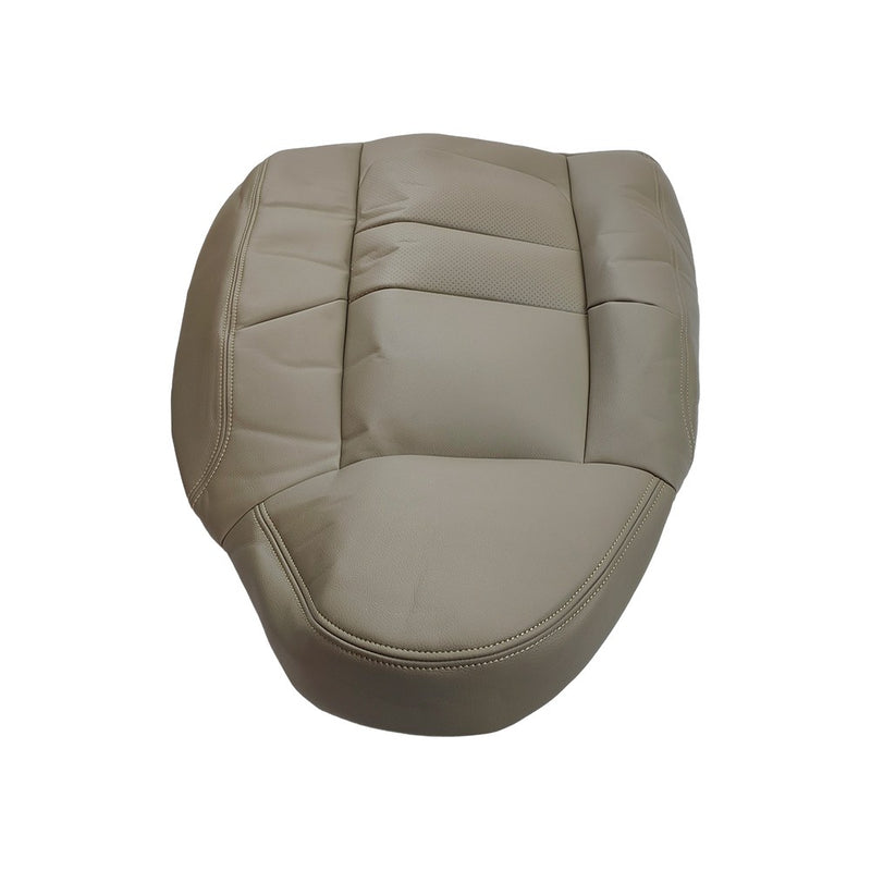 DURAFORCE Driver Bottom & Top Leather Seat Covers TAN For 2001 Ford F250 F350 F450 Lariat