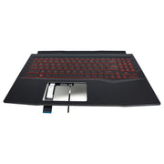 DURAFORCE New Palmrest Red Backlit Keyboard For MSI GL66 11UGK MS-1581 MS-1582 1583 15.6in