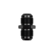 DURAFORCE 12 to 12 Flare Union Coupler Straight Fuel Hose Fitting Coupling Aluminum Black