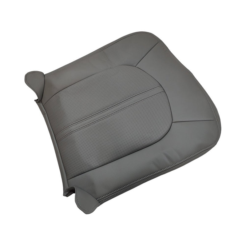 DURAFORCE Front Driver Bottom Top Leather Seat Cover Gray For 2008 - 2013 Cadillac CTS