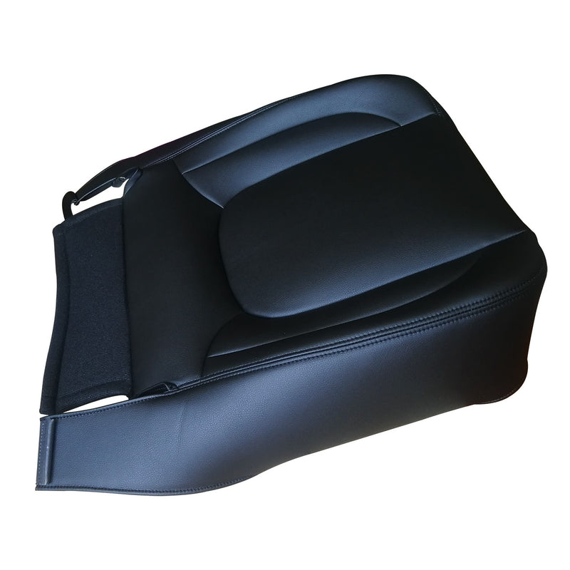 DURAFORCE Passenger Bottom Leather Seat Cover Dark Gray 2004 2005 For Dodge Ram 1500 2500