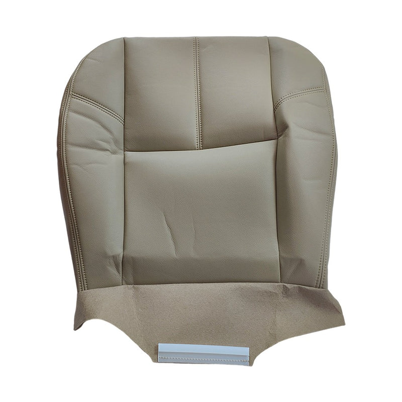 DURAFORCE Driver Bottom Leather Seat Cover Tan For 2007 2008 - 2012 Chevy Silverado