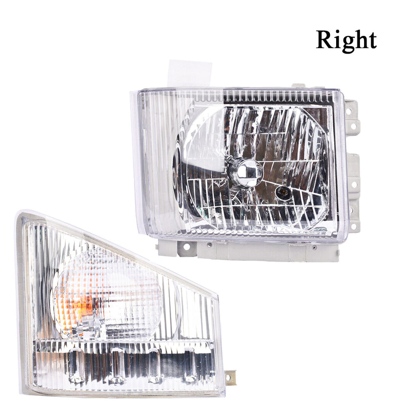 DURAFORCE New Right Headlight & Corner Lamp For ISUZU NPR NPR-HD NQR NRR 2008-2020 US