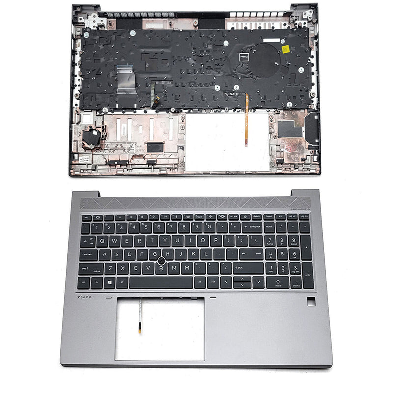 DURAFORCE New 15.6in Gray Palmrest Backlit Keyboard For HP ZBook Firefly 15 G8 M35847-001