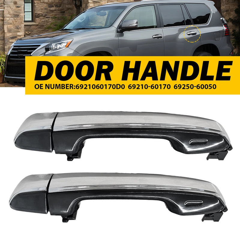 DURAFORCE 2X Rear Exterior Door Handle Left+Right 69210-60170 For 2010-20 Toyota 4Runner K