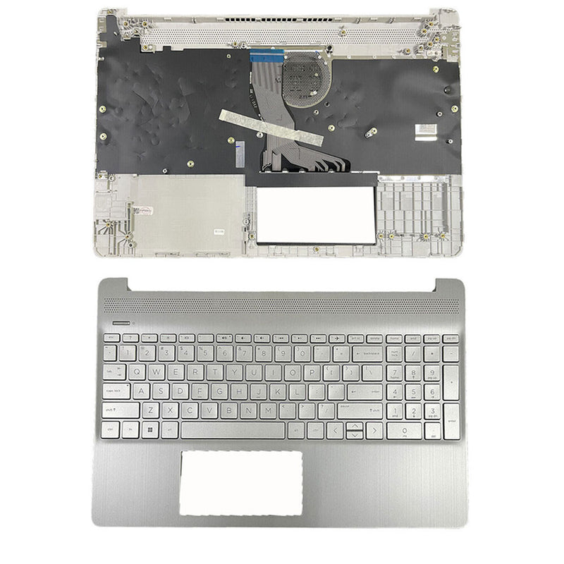 DURAFORCE For HP 15-DY 15-EF 15-dy1032wm 15-ef0023dx Palmrest M17184-001 L63578-001 Silver