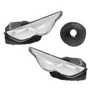 DURAFORCE For Infiniti FX35 2009-2013 Front Headlight Lens Clear Cover + Seal Glue