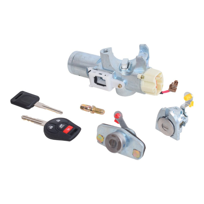 DURAFORCE For Nissan Versa 12-19 Ignition Lock Cylinder & Door &Trunk Deck Lid Lock & Keys
