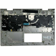 DURAFORCE New 934640-001 Palmrest Case w/Backlit Keyboard Silver For HP ENVY X360 15-BP US