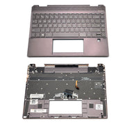 DURAFORCE New L37681-001 Palmrest W/ Backlit Keyboard For HP Spectre X360 13-AP Series US