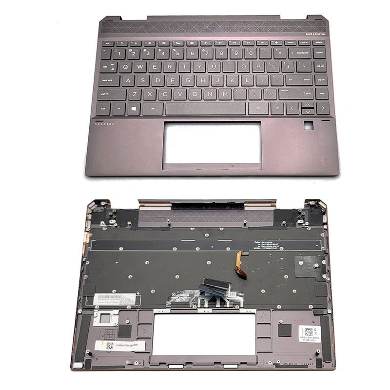 DURAFORCE New L37681-001 Palmrest W/ Backlit Keyboard For HP Spectre X360 13-AP Series US