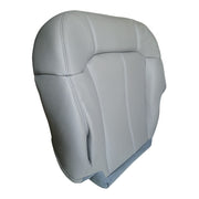DURAFORCE Driver Side Leather Bottom Seat Cover Gray For 1999 2000 2001 2002 GMC Sierra