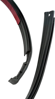 DURAFORCE 2x Roof Molding Drip Weatherstrip 75551-0C050 For Toyota Tundra Double Cab 07-20