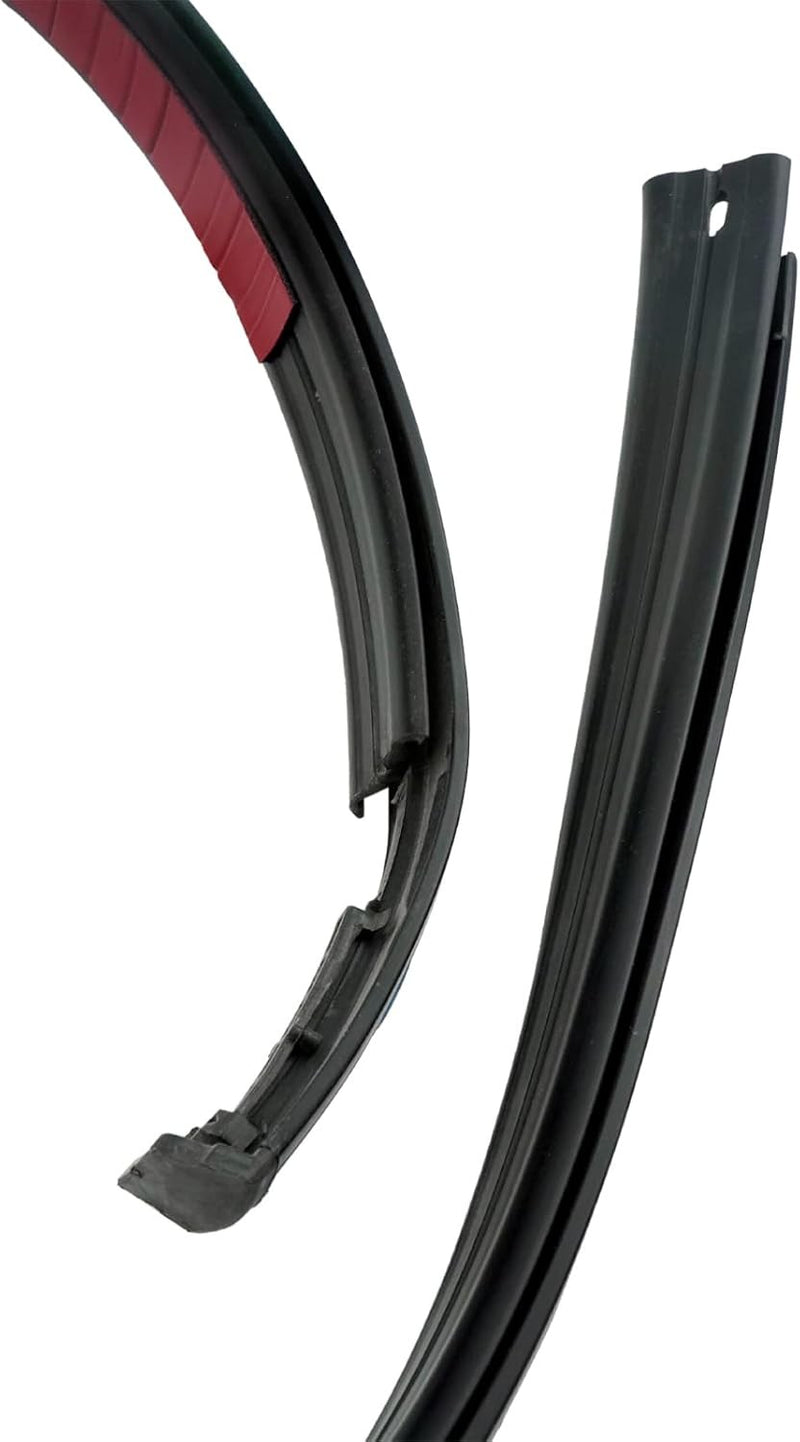DURAFORCE 2x Roof Molding Drip Weatherstrip 75551-0C050 For Toyota Tundra Double Cab 07-20