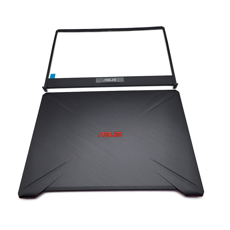 DURAFORCE New LCD Back Cover Front Bezel For Asus TUF FX705 FX705DT FX705DY Top Case 17.3"
