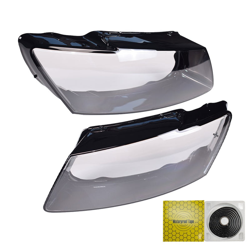 DURAFORCE Headlight Headlamp Lens Cover For Audi Q5 2013 2014 2015 2016 2017 Left & Right