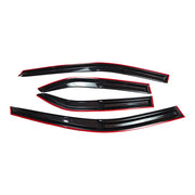 DURAFORCE Window Visors Rain Guards For 2012-2017 Toyota Camry 3D Wavy M Style Ş