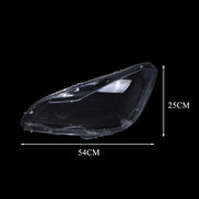 DURAFORCE Car Front Headlight Lens Cover For Mercedes Benz C Class W204 2011-2015