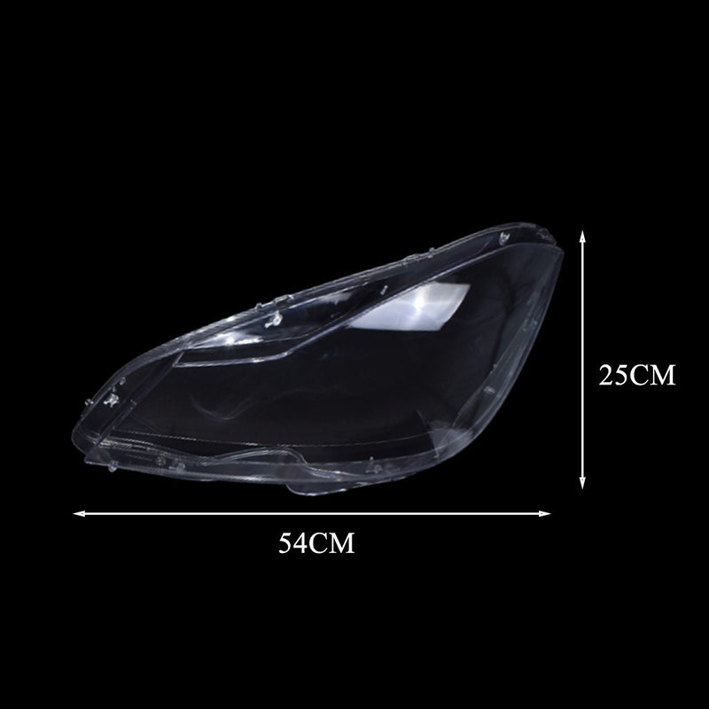 DURAFORCE Car Front Headlight Lens Cover For Mercedes Benz C Class W204 2011-2015
